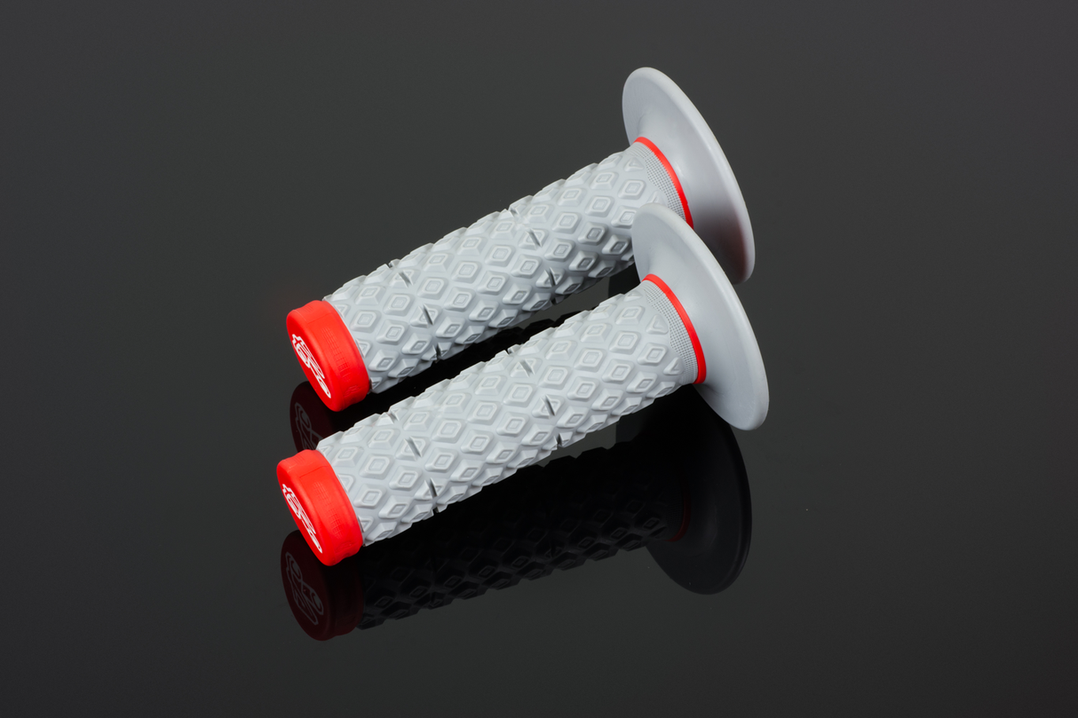 RENTHAL MX Dual Grips - Comfort - Soft/Firm - Red G209 - Cycle City Outdoors