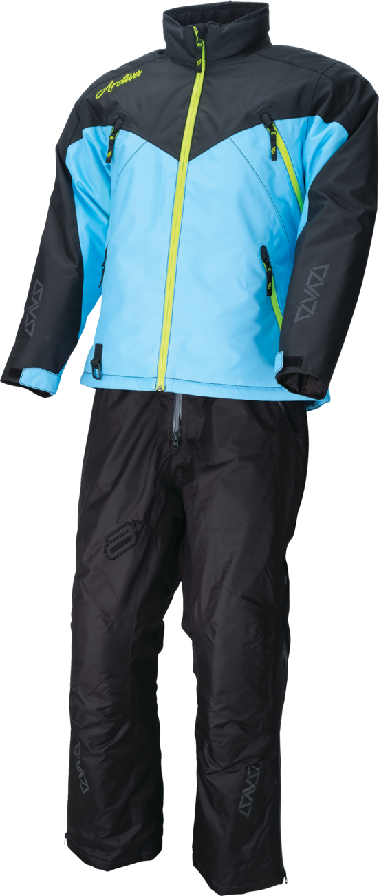 ARCTIVA Women's Pivot 7 Jacket - Black/Light Blue - Small 3121-0840