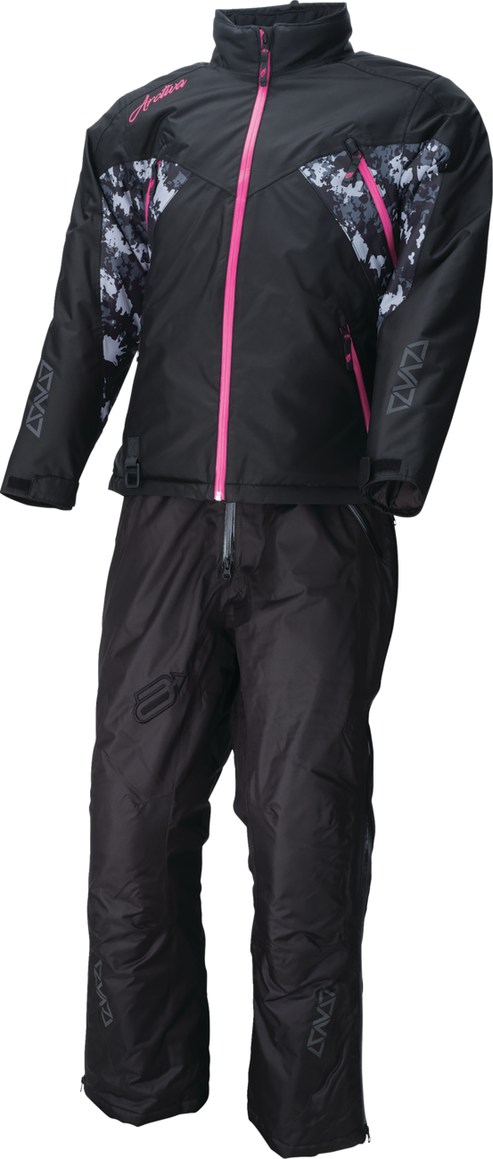 ARCTIVA Women's Pivot 7 Jacket - Black/Camo Gray/Pink - Part Number 3121-0850