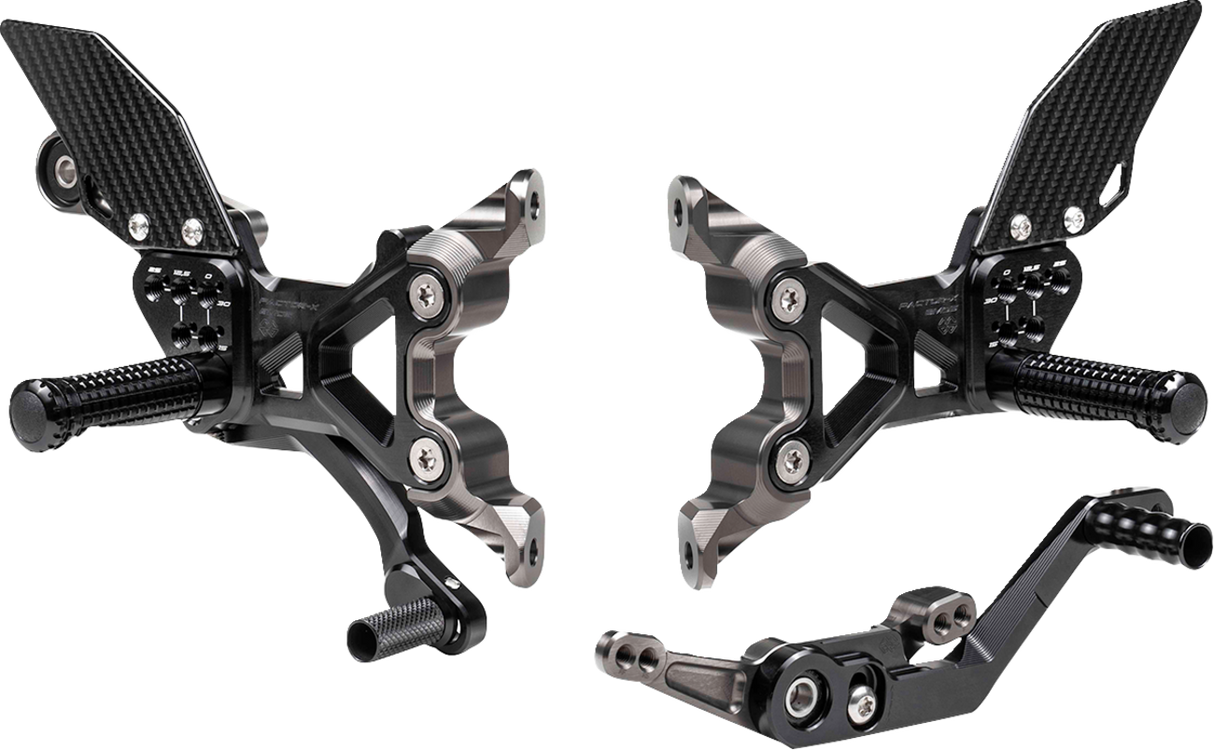 GILLES TOOLING FXR Rearset - Black - BMW FXR-BM05-B