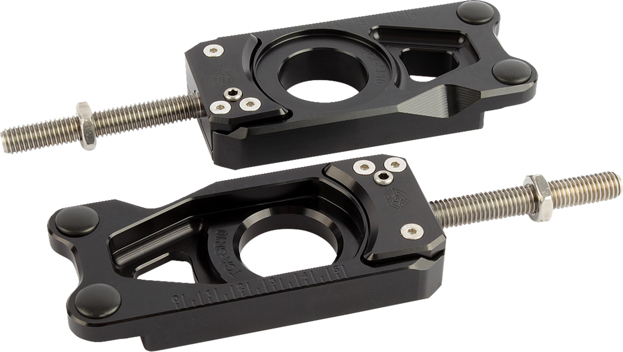 GILLES TOOLING TCA Chain Adjuster - Black - Yamaha TCA-RN22-B