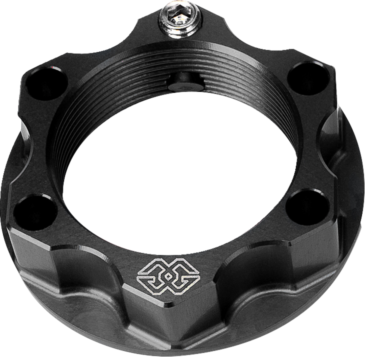 GILLES TOOLING Top Yoke Nut - ACMA - Black ACMA-28-10-B