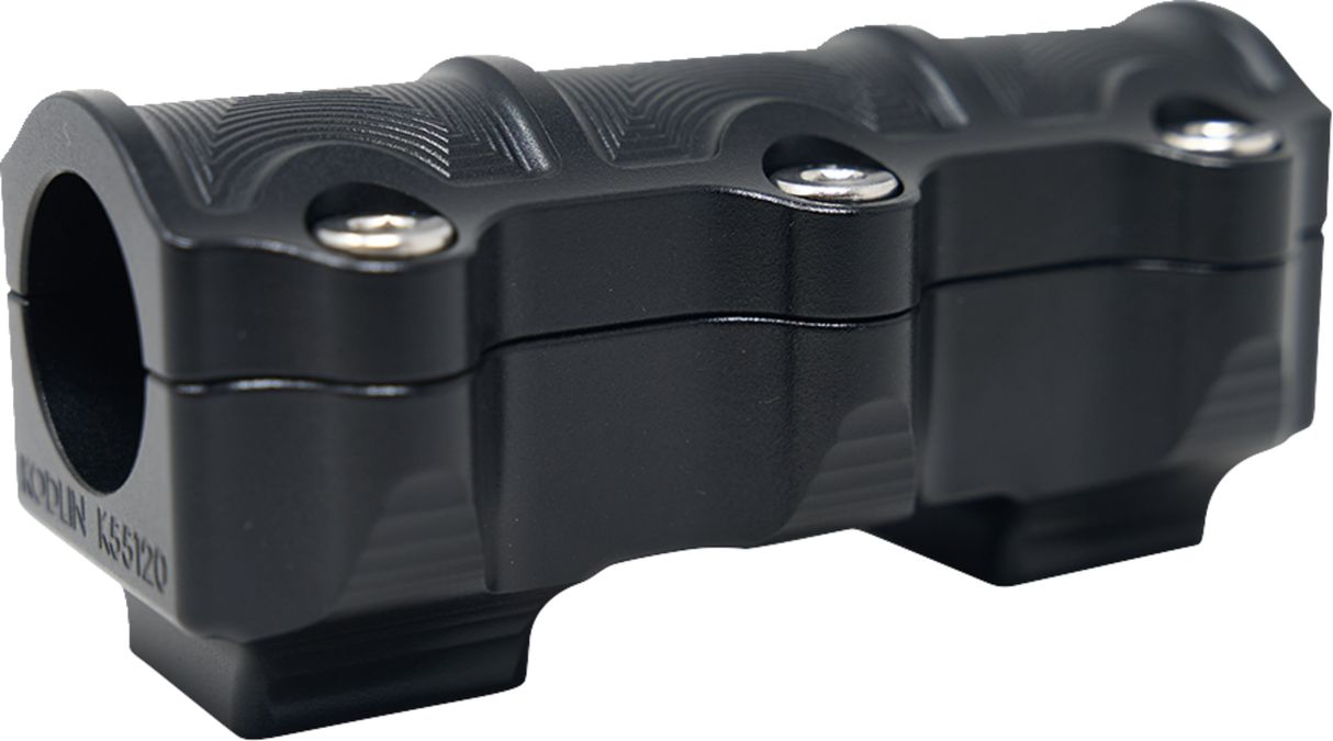 KODLIN USA Risers - Big Block - Includes Clamp - Black K55120