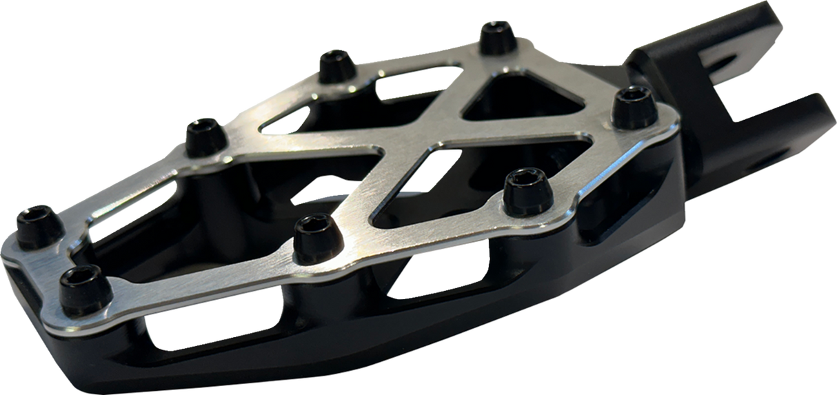 KODLIN USA NXL Foot Pegs - Black w/ Stainless Steel K73255