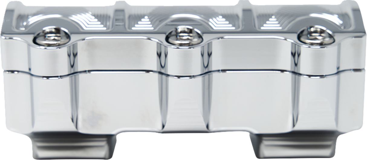 KODLIN USA Big Block Risers - Includes Clamp - Chrome K55119