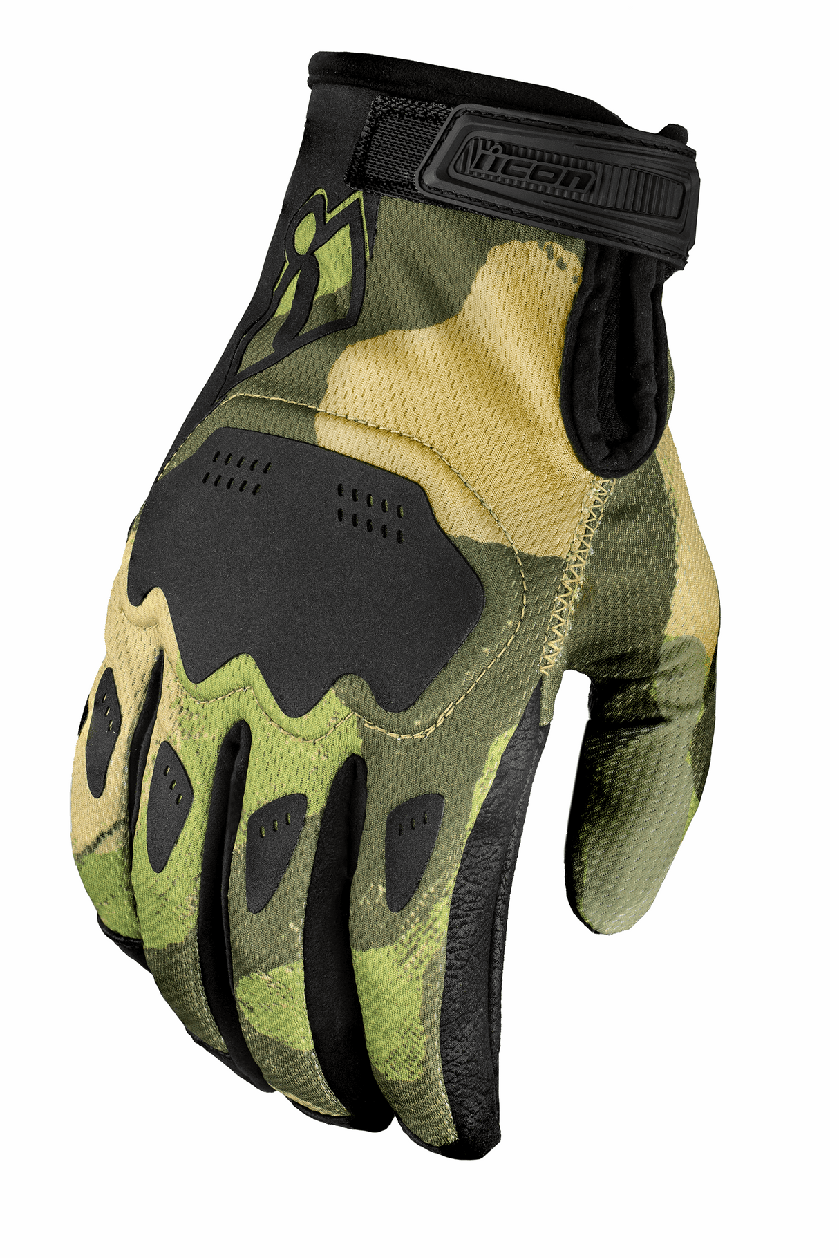 ICON Hooligan Magnacross* Gloves - Camo Tan - Medium 3301-4828