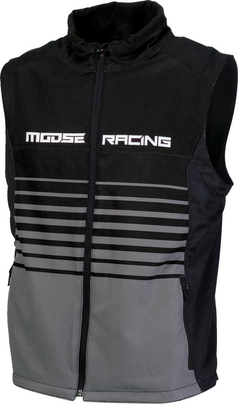 MOOSE RACING Moto Vest - Black/Gray - XL 2830-0641 - Cycle City Outdoors