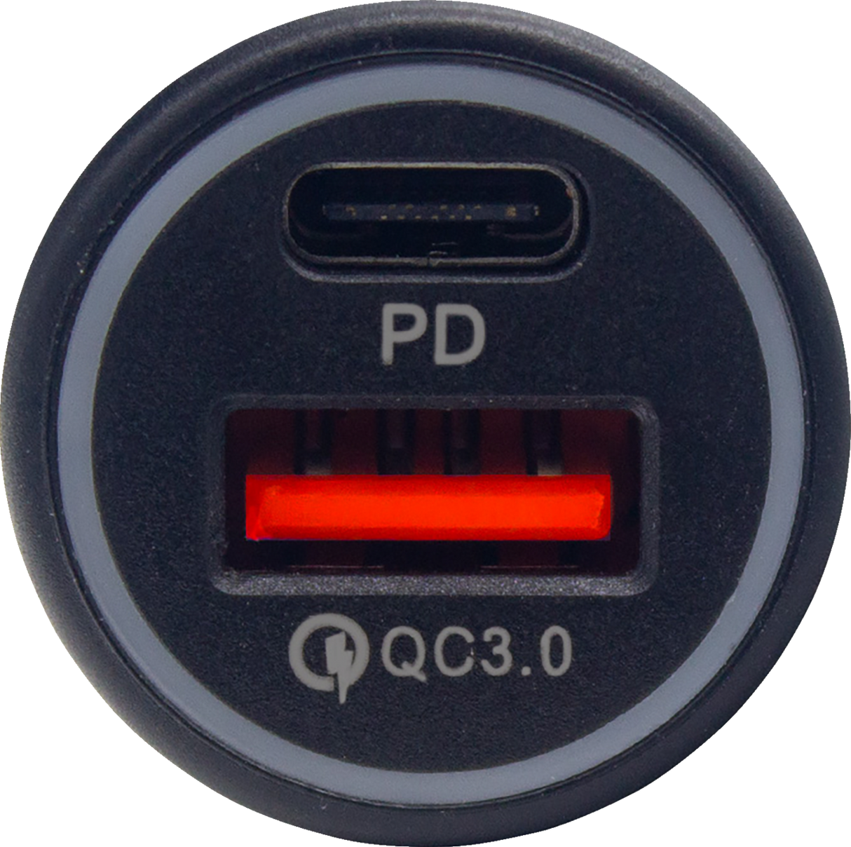 RIDEPOWER Power Adapter - Cigarette Lighter - USB/USB-C - Black RPCIGUSBUSBCADP