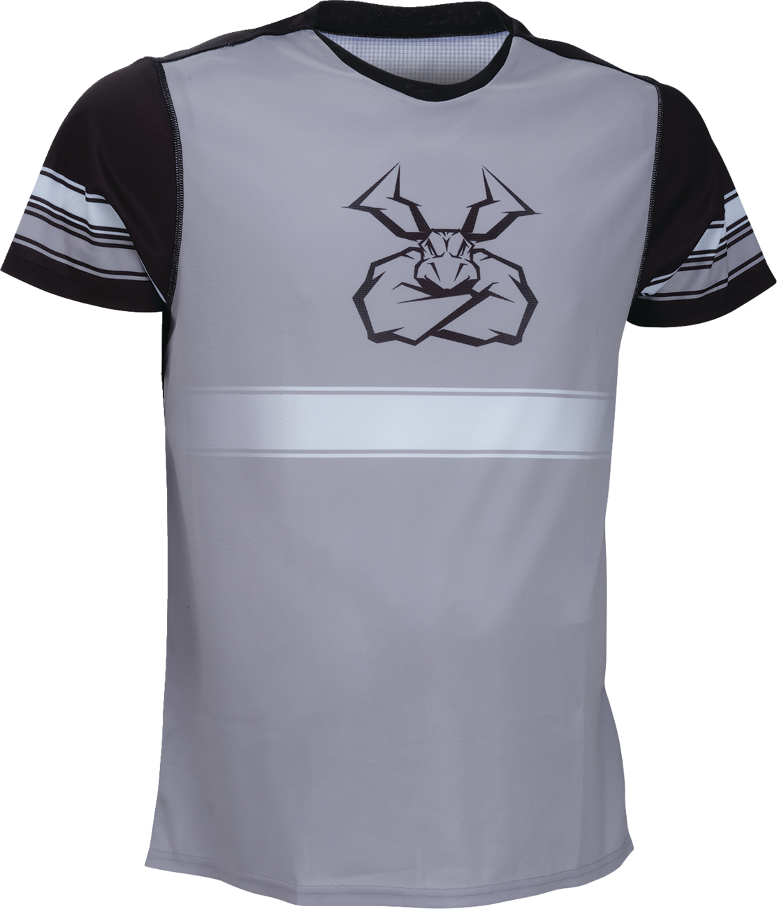 MOOSE RACING Mountain Bike Jersey - Black/Gray - 2XL 5020-0261 - Cycle City Outdoors