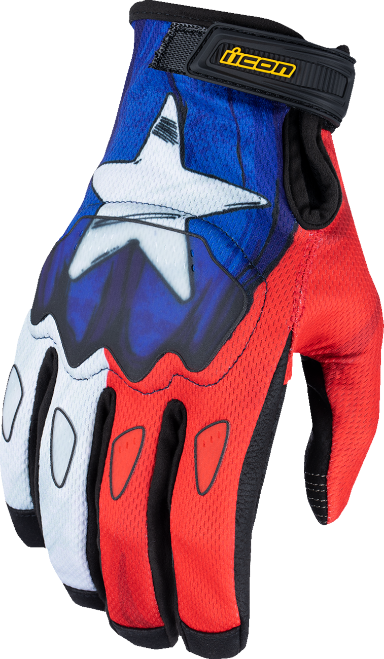 ICON Hooligan* CE Tejas Libre Gloves - Blue - 2XL 3301-4720