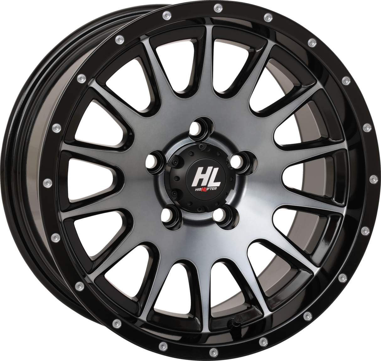 HIGH LIFTER Wheel - HL25 - Front/Rear - Dark Tint Gray - 15x7 - 4/137 - 4+3 (+10 mm) 15HL25-1637