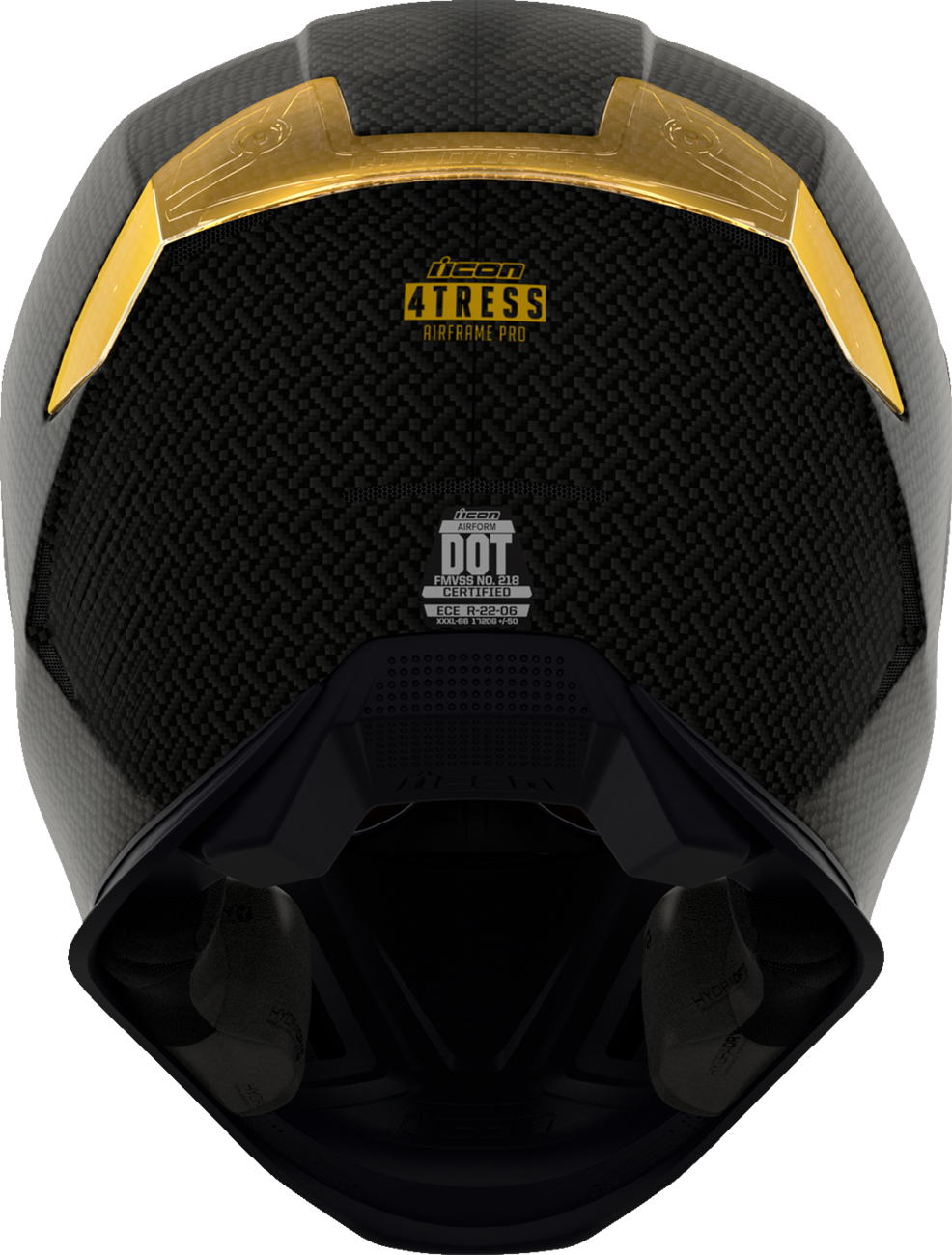Icon Airframe Pro™ Helmet - Carbon 4Tress - Yellow - Large 0101-16662