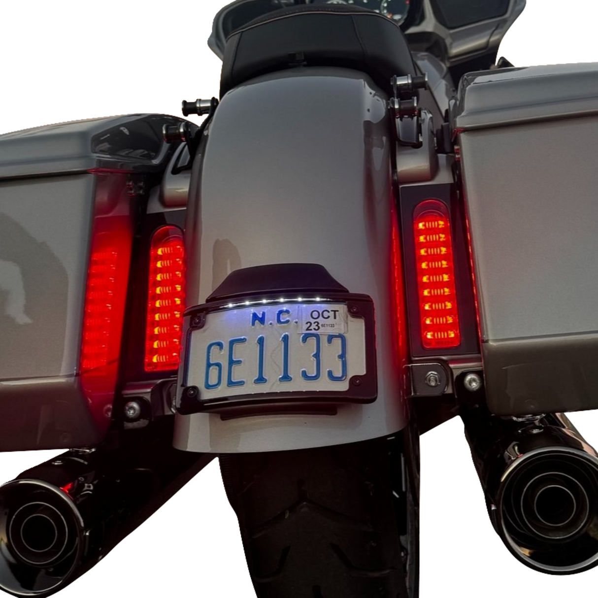 Custom Dynamics ProBEAM? Auxiliary Fillerz? - Run/Brake/Turn - Red Lens - Gloss Black PB-FILL-23-RB - Cycle City Outdoors