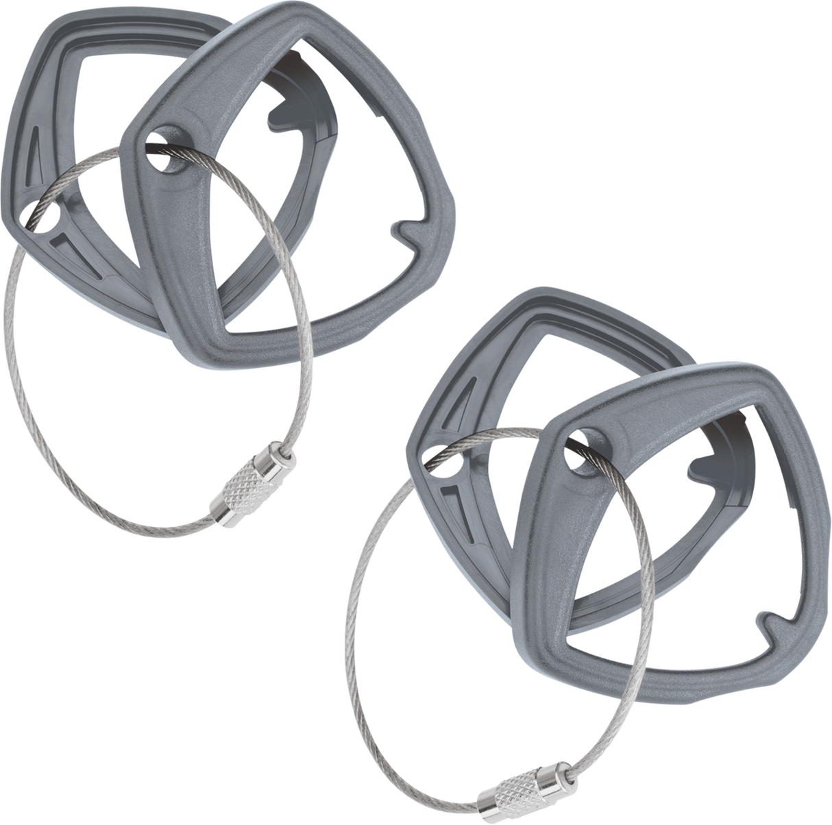SHOW CHROME Key Covers - Gray - Can-Am - Spider 41-182E