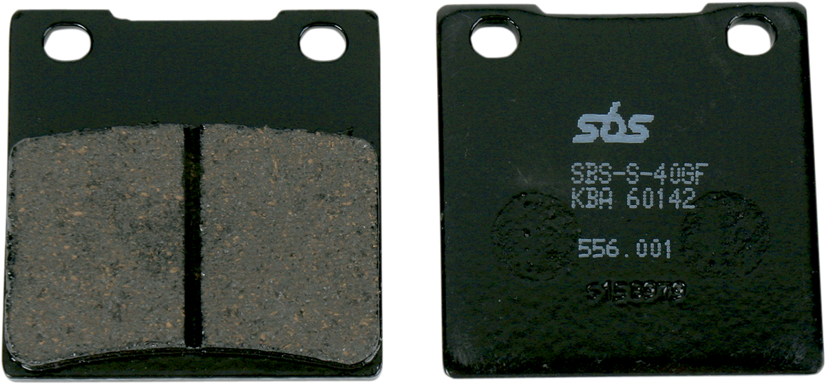 SBS HF Series Organic Base Brake Pads - 556HF (Suzuki GSX750F Katana / Kawasaki ZX 750 P Ninja ZX-7R 1983–2009)