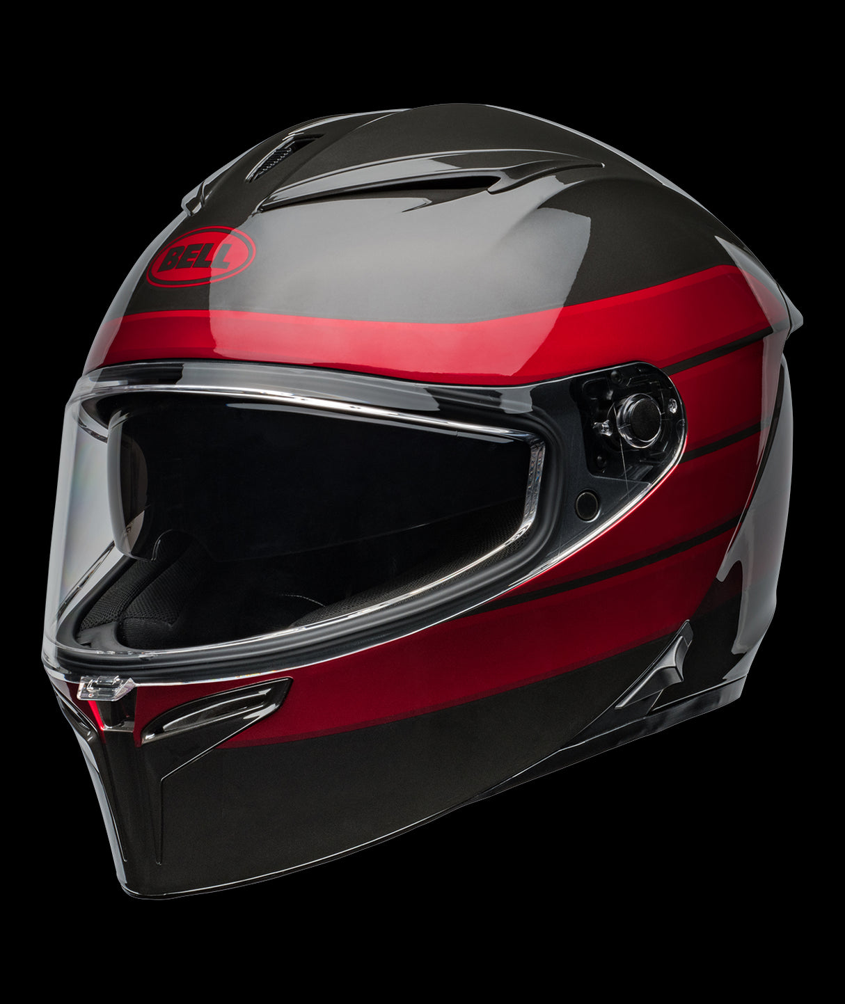 Bell - Lithium MIPS - Charcoal/Red Neo