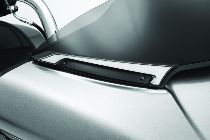 Kuryakyn Tracer Windshield Trim Lights Black - Cycle City Outdoors