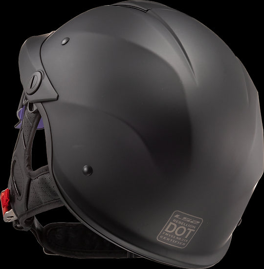 LS2 - Rebellion Half Helmet - Matte Black