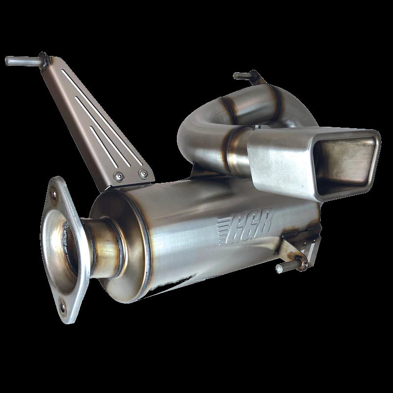 GGB Exhaust 2022-2024 Polaris Pro-R Stainless Steel Muffler - Cycle City Outdoors