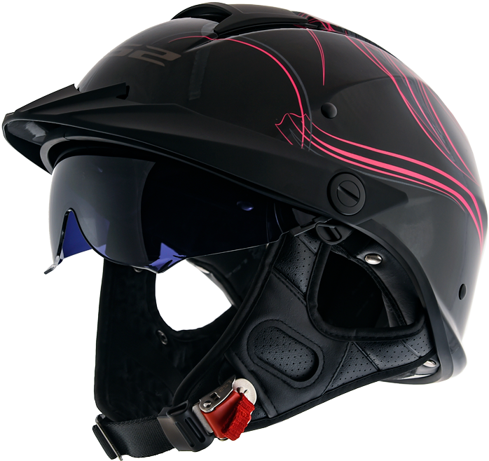 LS2 - Rebellion Wheels & Wings Half Helmet