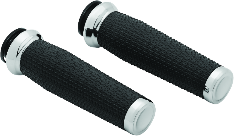 Kuryakyn Thresher Grips 18-Up Indian Models Chrome - Cycle City Outdoors