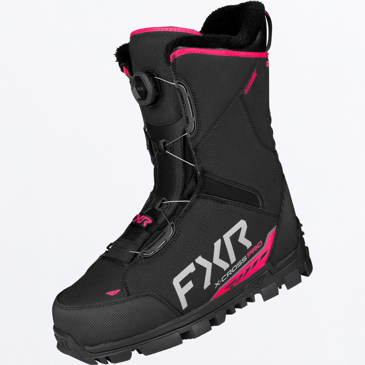 FXR X-Cross Pro BOA Winter Snowmobile Boot | Black/Grey, Black/Razz, Black/HiVis | 270707-1005