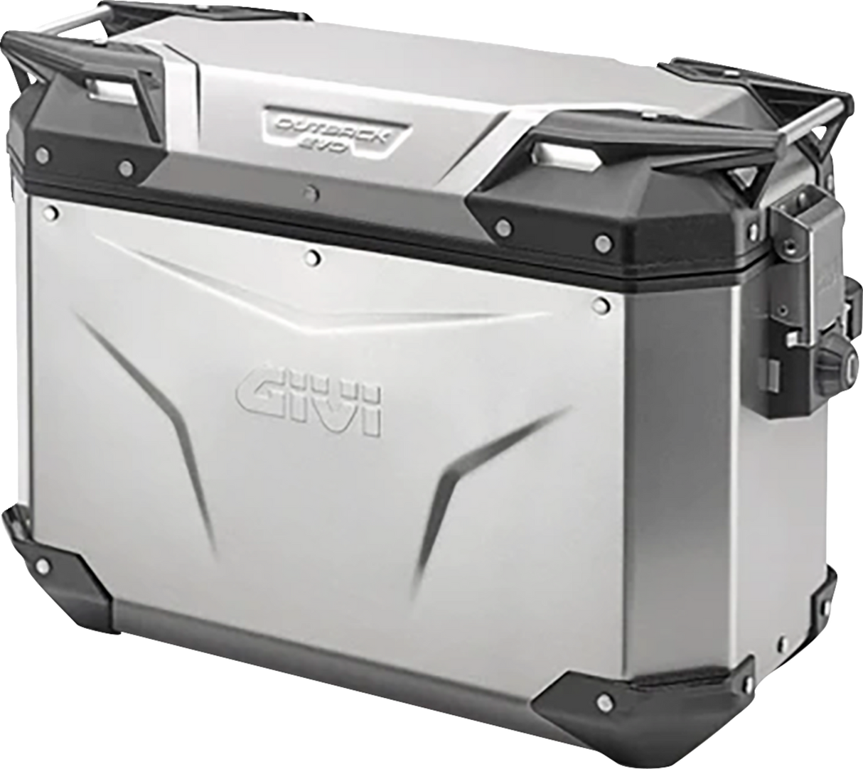GIVI Outback Evo Side Case - Left - 37 Liter - Silver OBKE37ALA