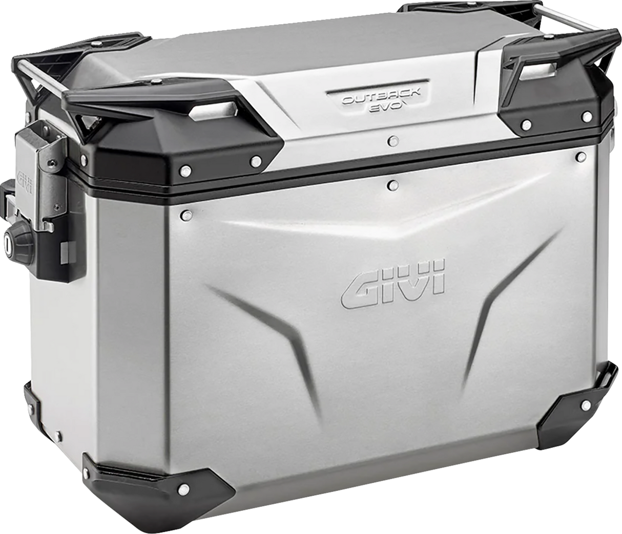 GIVI Outback Evo Side Case - Left - 48 Liter - Silver OBKE48ALA