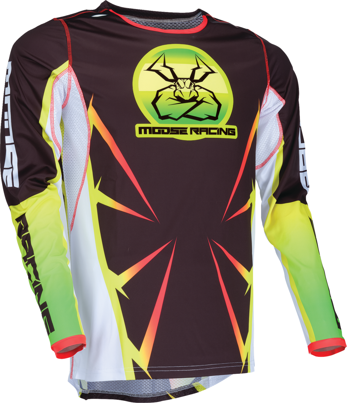 MOOSE RACING Agroid Jersey - Black/Yellow/White - Medium 2910-7918 - Cycle City Outdoors