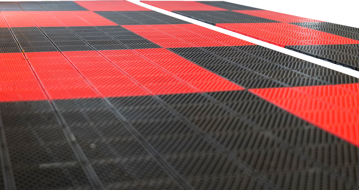 CALIBER ProTech Smooth Flooring - Red - 8 pcs 13610-2