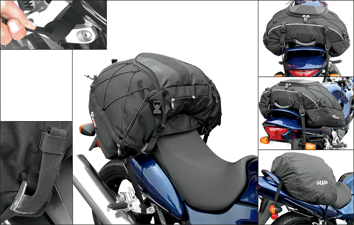GEARS CANADA Navigator Luggage Tail Bag - Black 100179-1
