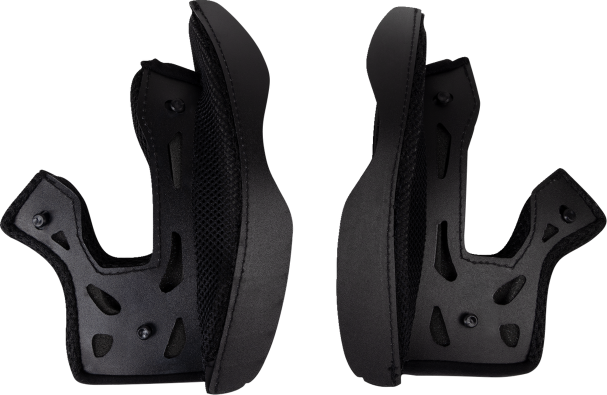 MOOSE RACING Air Intake Cheek Pads - Black - Large 0134-3198 - Cycle City Outdoors