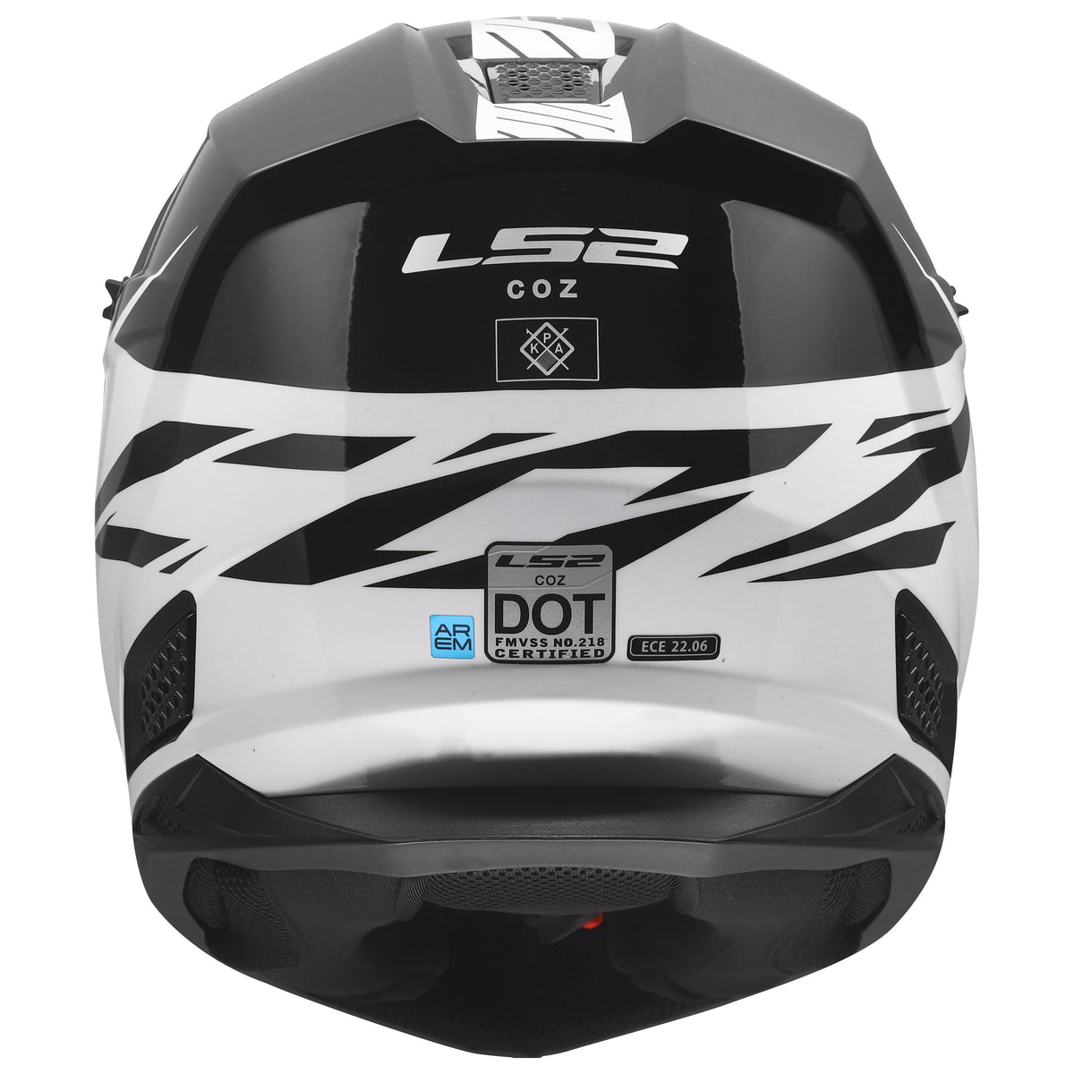 LS2 Coz Roar Motocross Helmet | Gloss Black | Multi-Color | XS–3XL | 706-1221
