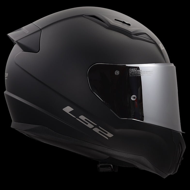 LS2 Centric Motorcycle Helmet w/ Silver Shield Matte Blk