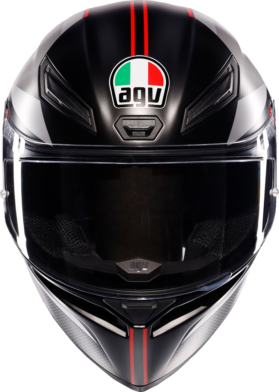 AGV K1 S Helmet - Lap - Matte Black/Gray/Red - 2XL 2118394003-034-XXL