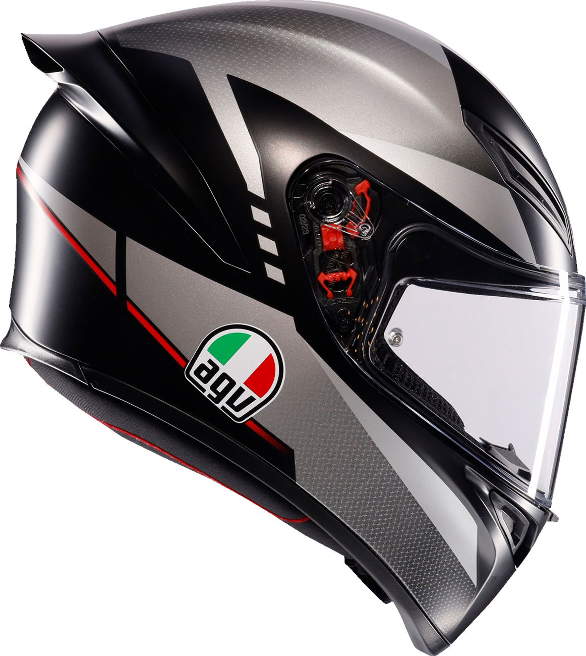 AGV K1 S Helmet - Lap - Matte Black/Gray/Red - 2XL 2118394003-034-XXL