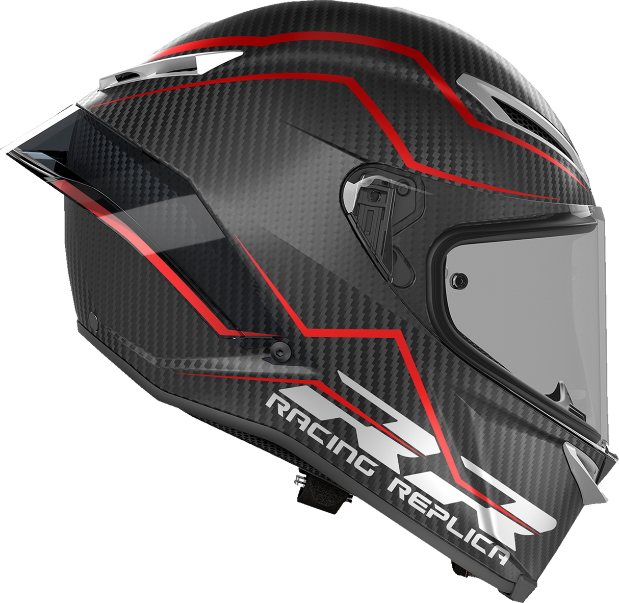 AGV Pista GP RR Helmet - Intrepido - Matte Carbon/Black/Red - Small 2118356002-019-S