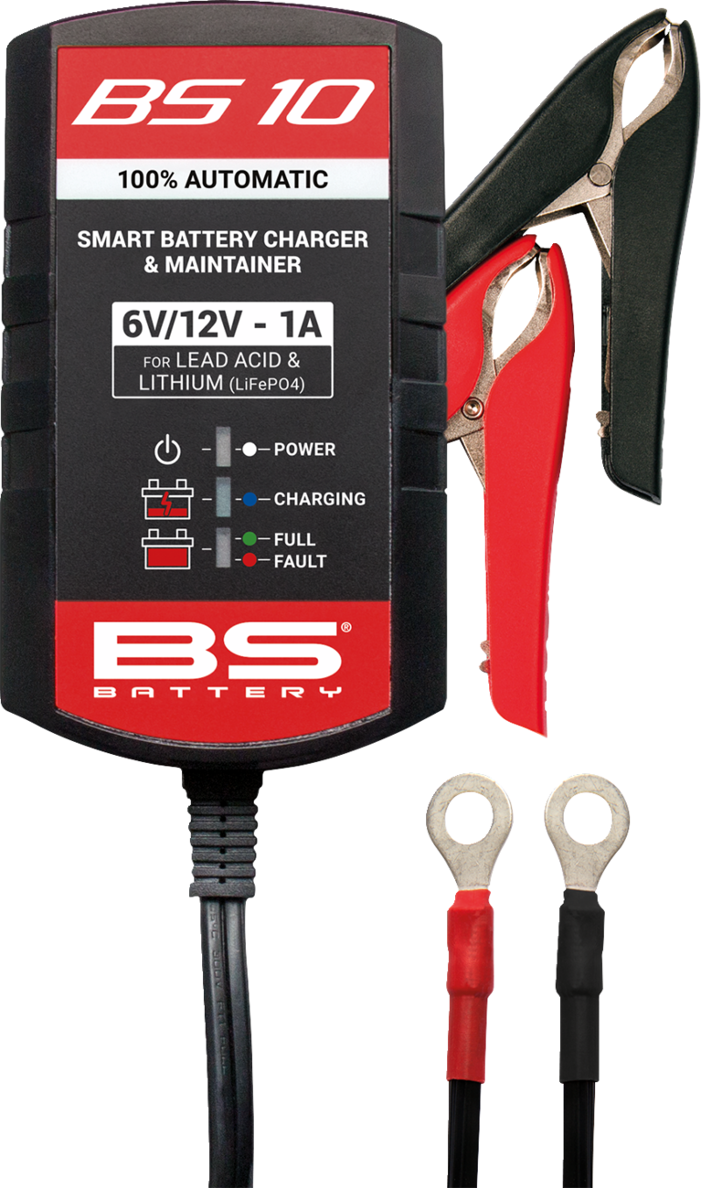 BS BATTERY Battery Charger/Maintainer - BS 10 - 6V/12V 700571