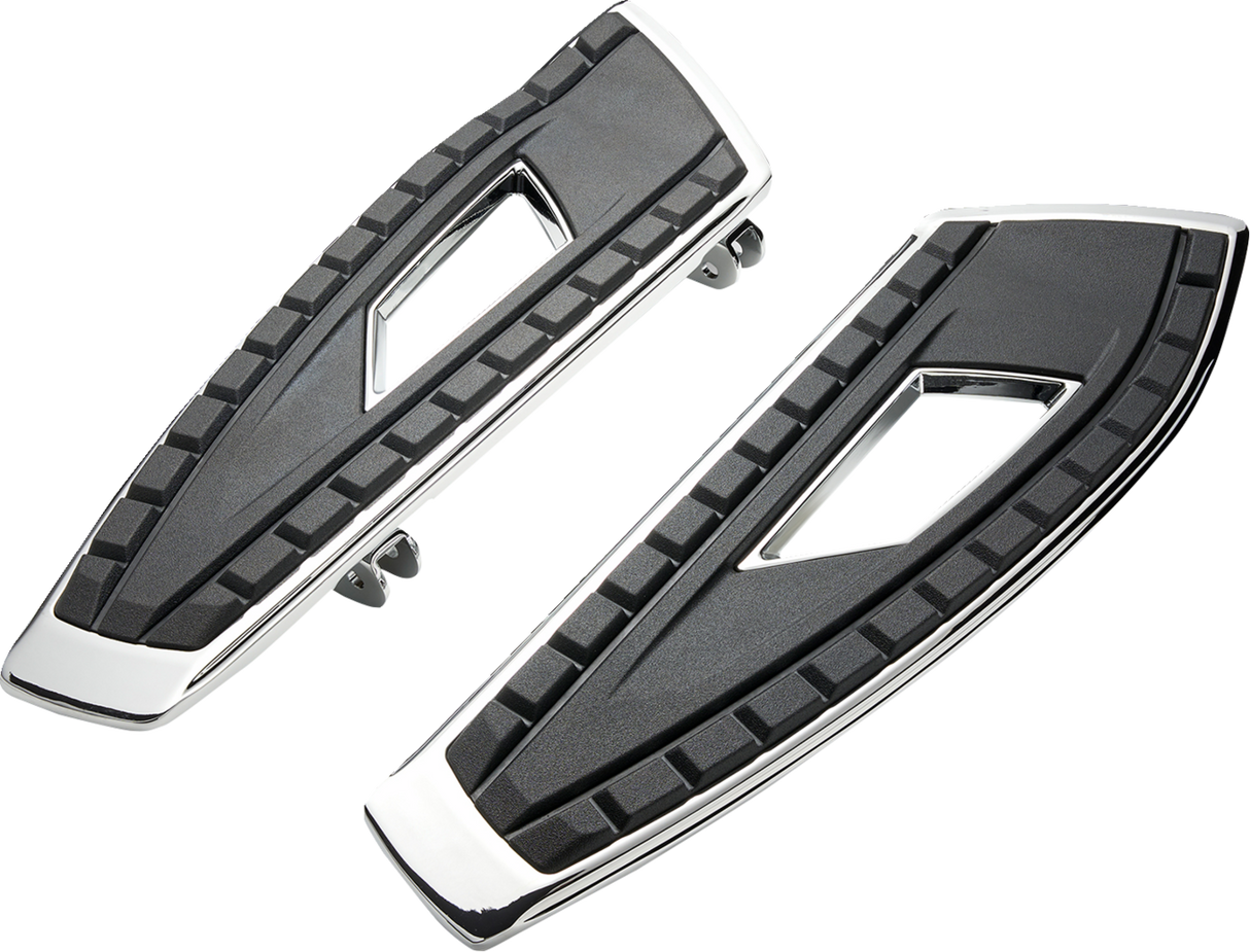 CIRO Chicane™ Floorboards - Driver - Chrome 61700