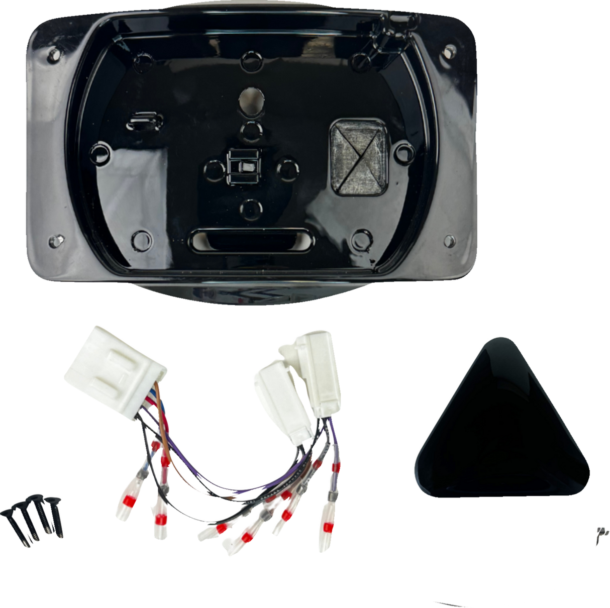 CUSTOM DYNAMICS Taillight Eliminator/License Plate Mount - Black CD-ELIM-TL-B