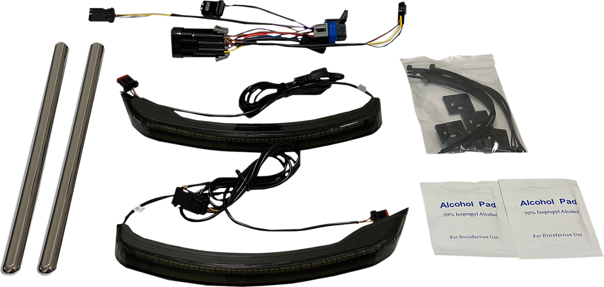 CUSTOM DYNAMICS Saddlebag Lights - Low Profile - Smoke Lens - Indian CD-IND-SPR-V2-S