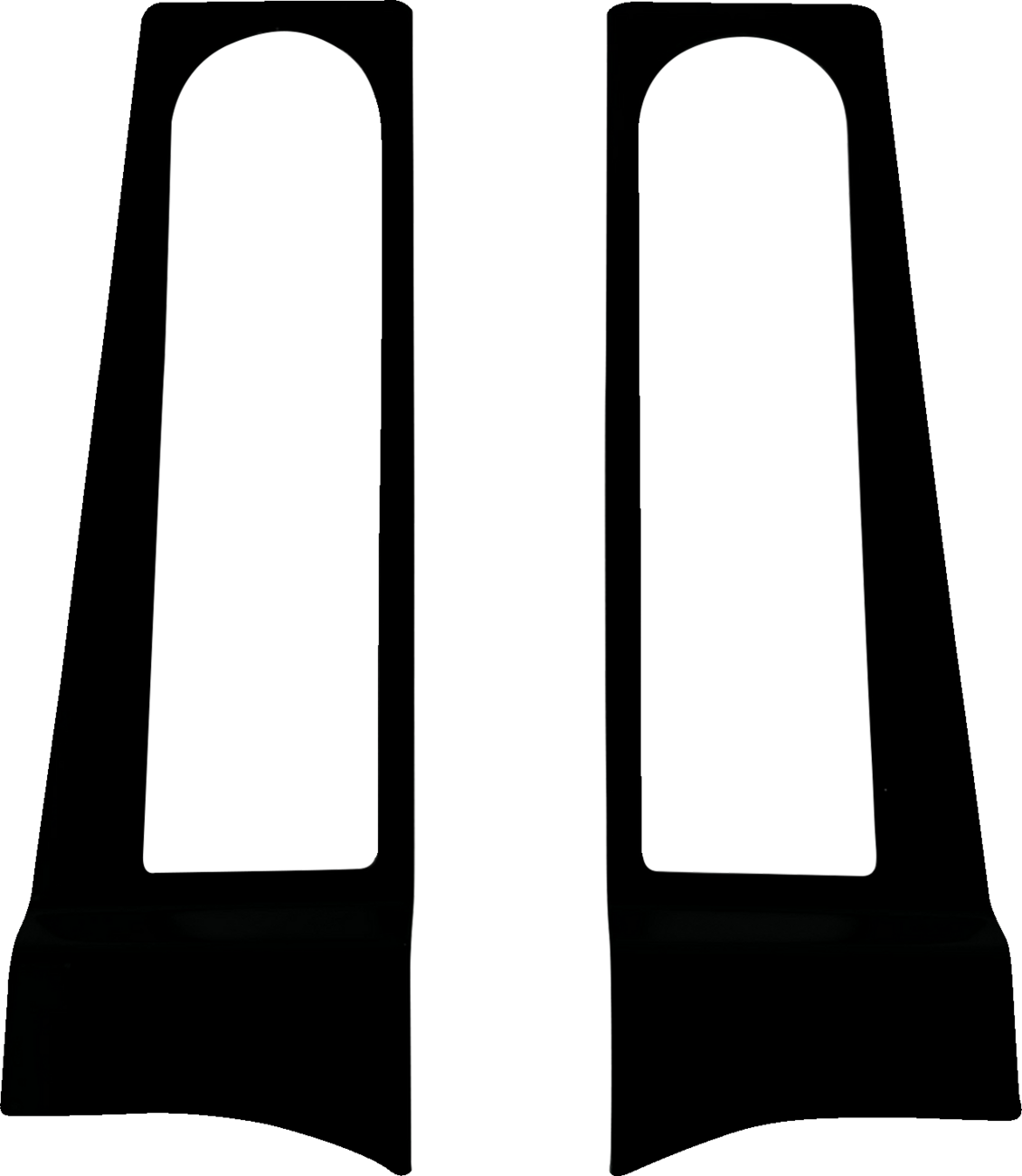 CUSTOM DYNAMICS Fender Support Bolt Covers - Black CD-FILL-COV-B