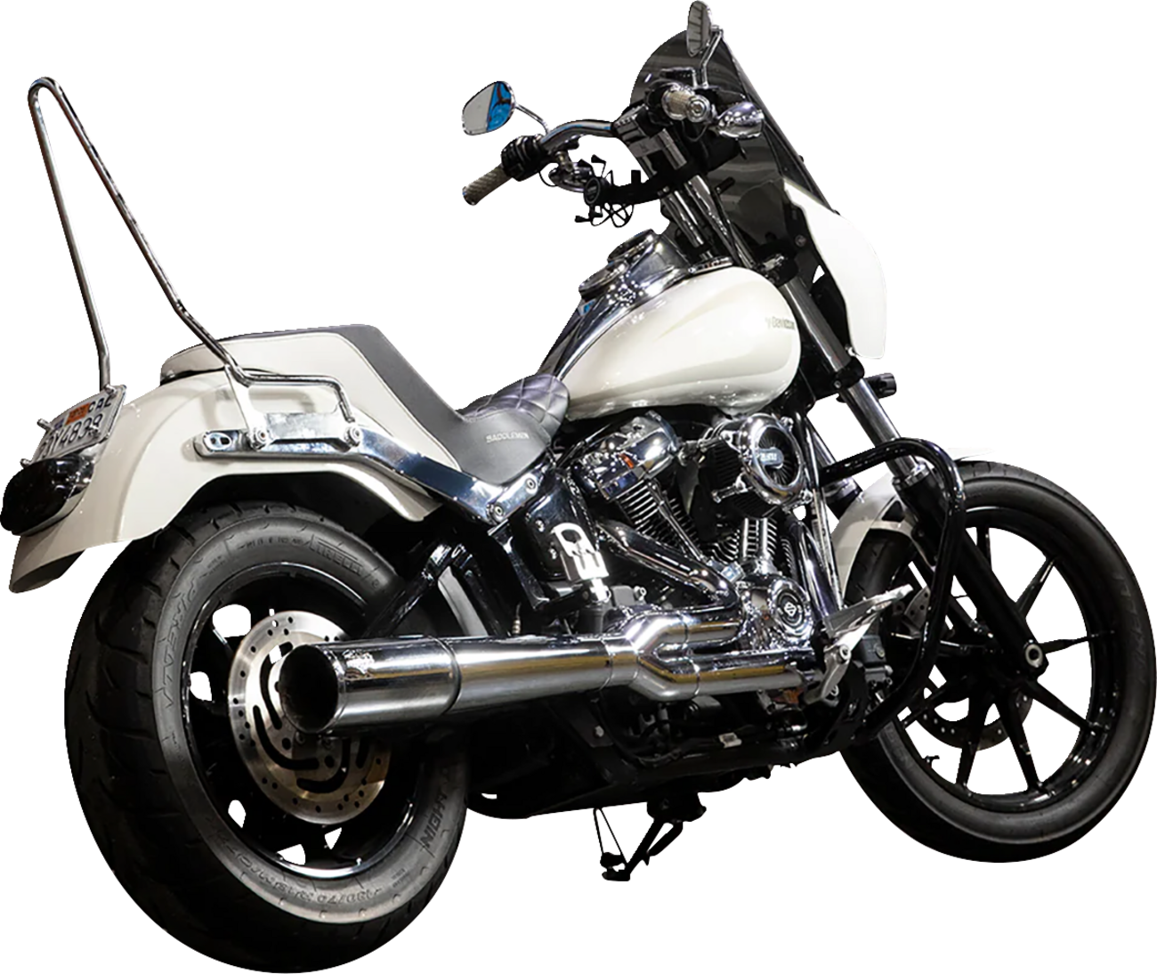 BILTWELL EXFIL Sissy Bar - Softail - Chrome 5003-504