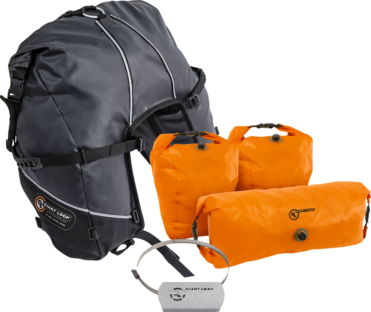 GIANT LOOP Great Basin Saddlebag* - Black GBSB23-B