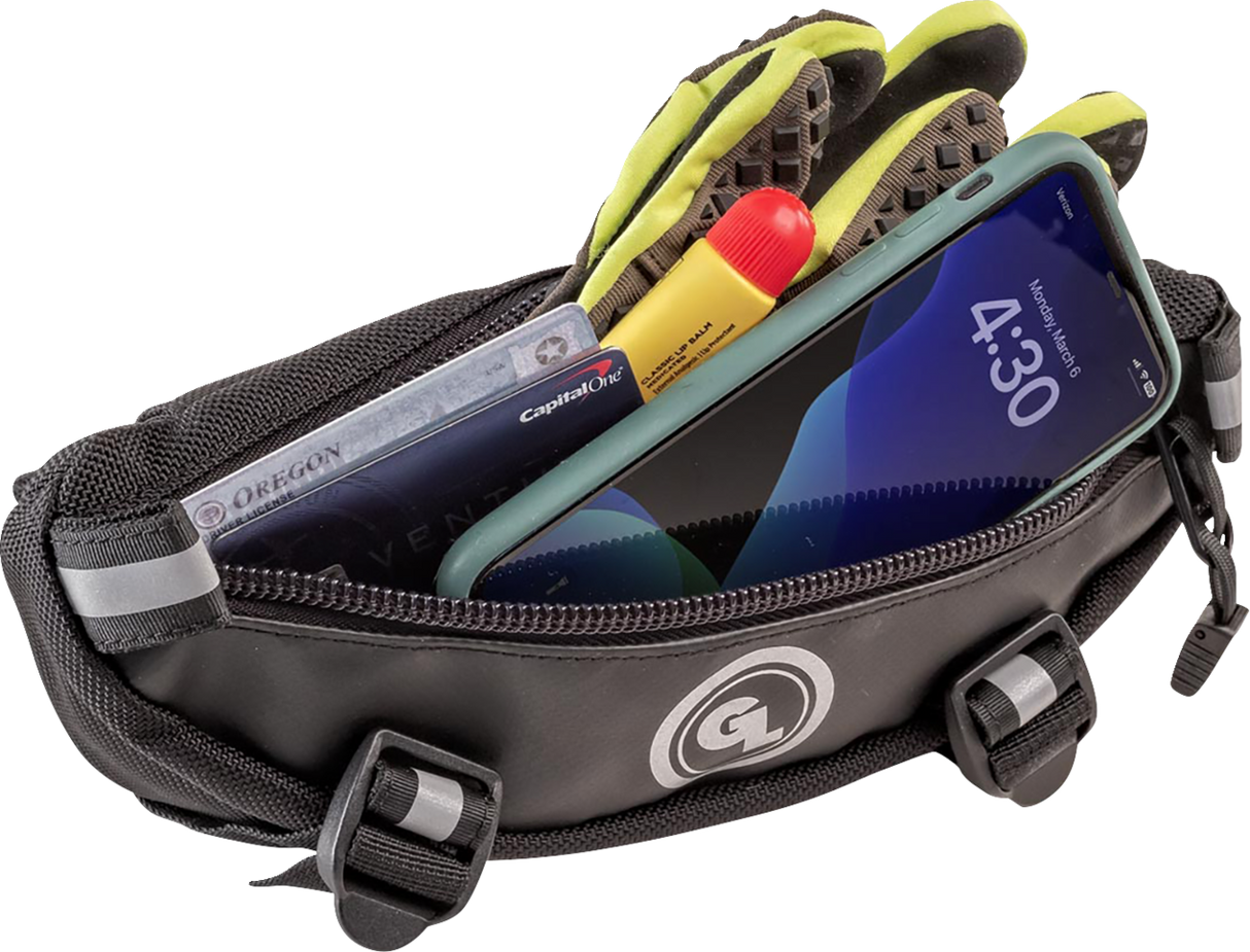 GIANT LOOP Zigzag Handlebar Bag* - Black ZHB23-B