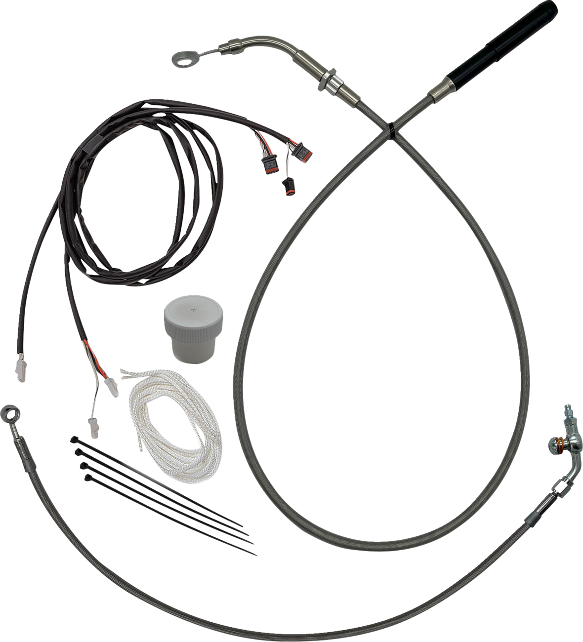 FAT BAGGERS INC. EZ Install Kit - +8" - '21-'23 FLTR - Braided 119918