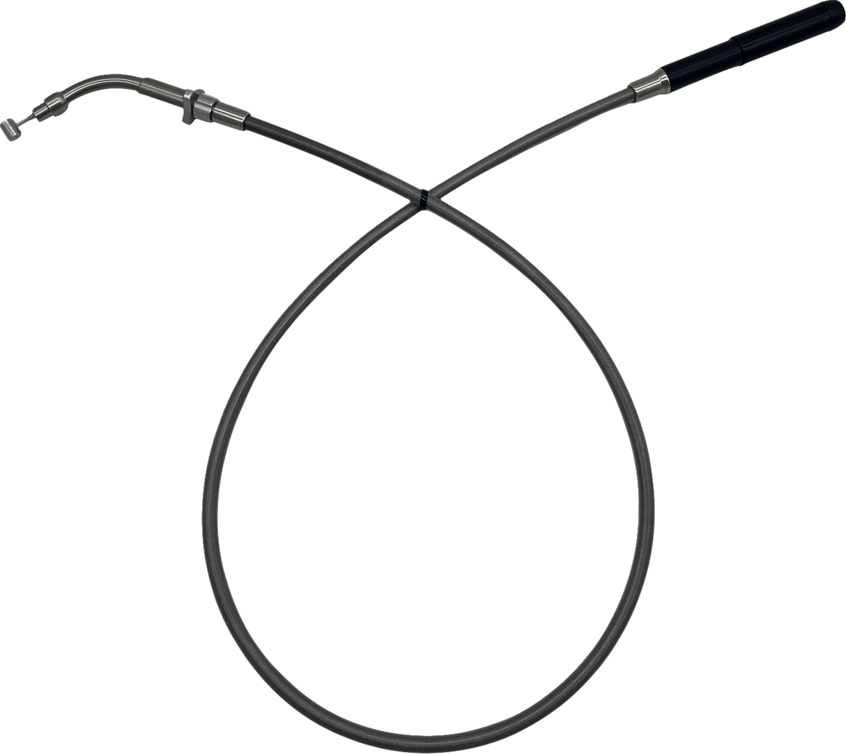 FAT BAGGERS INC. EZ Install Upper Clutch Cable - FLHX/FLTR,SE - +8" - Braided 108008