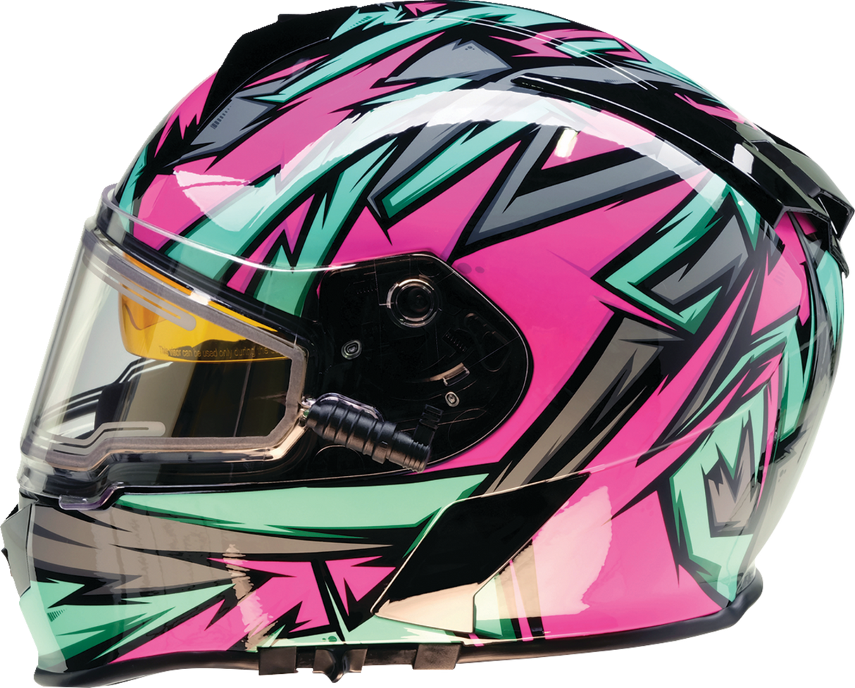 Z1R Warrant Helmet - Neuron - Pink/Teal - 2XL 0101-17216