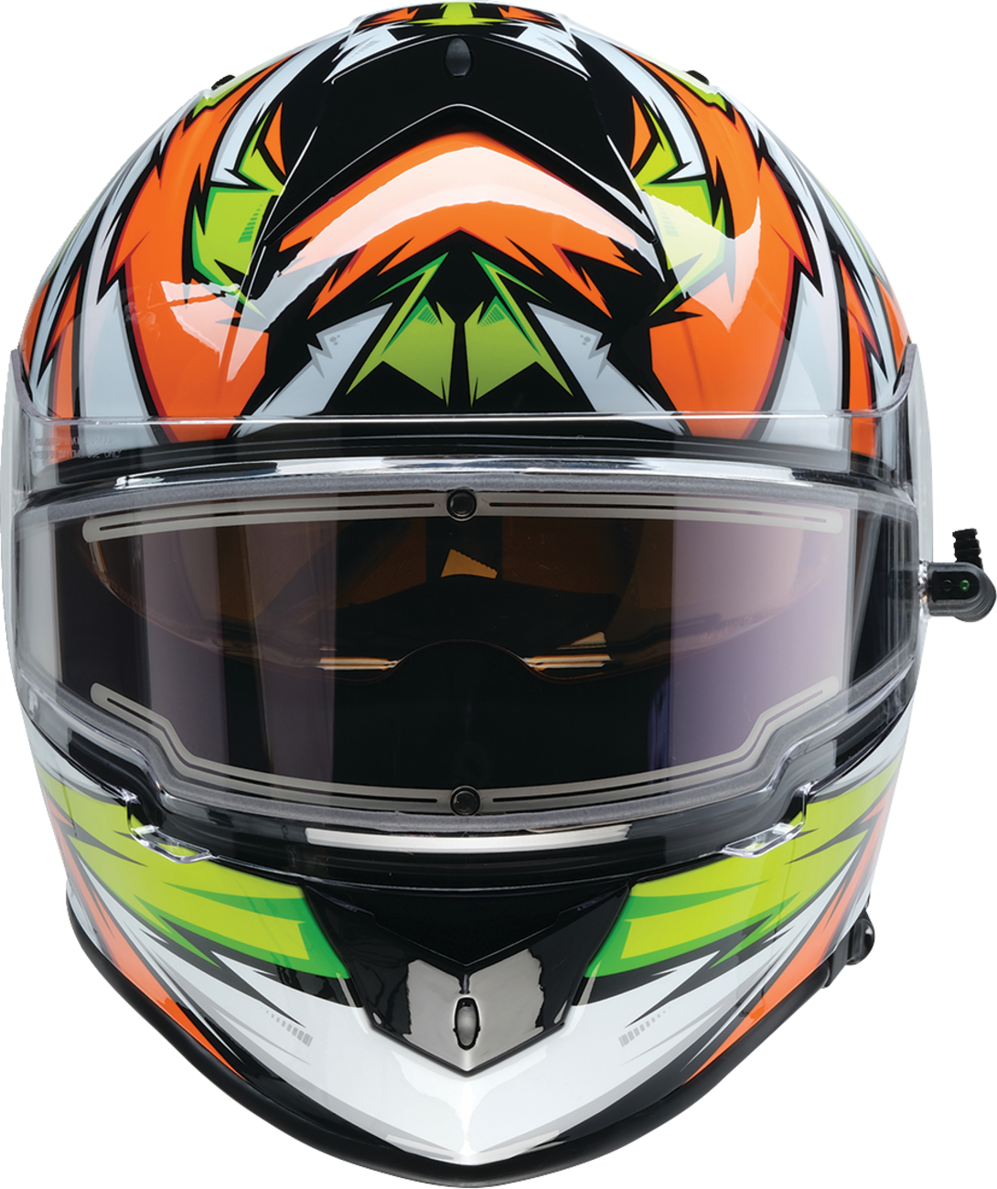 Z1R Warrant Helmet - Neuron - Orange/Green - Large 0101-17226