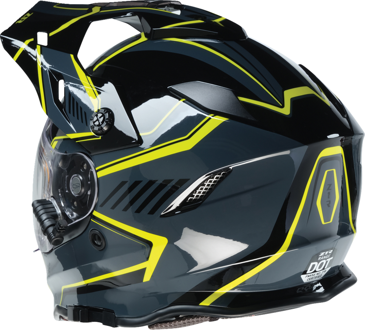 Z1R Range Snow Helmet - Rotor - Black/Hi-Viz - XL 0101-17245
